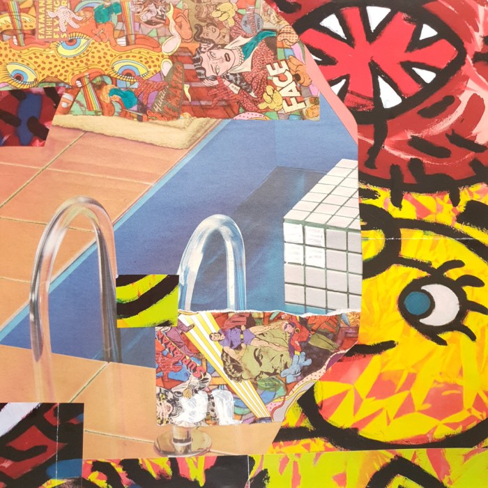 Paper collage 30 by 30cm