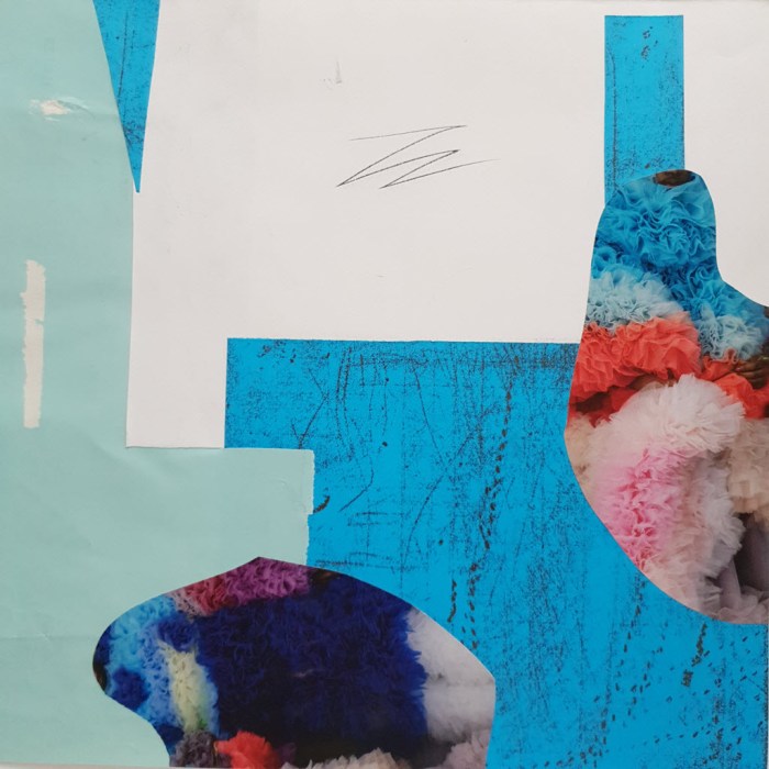 Paper collage 30 by 30cm