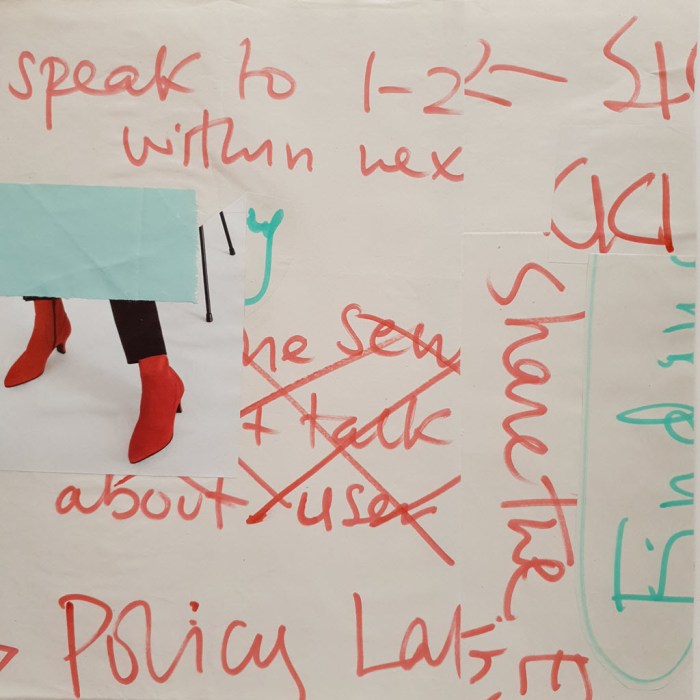 Paper collage 30 by 30cm