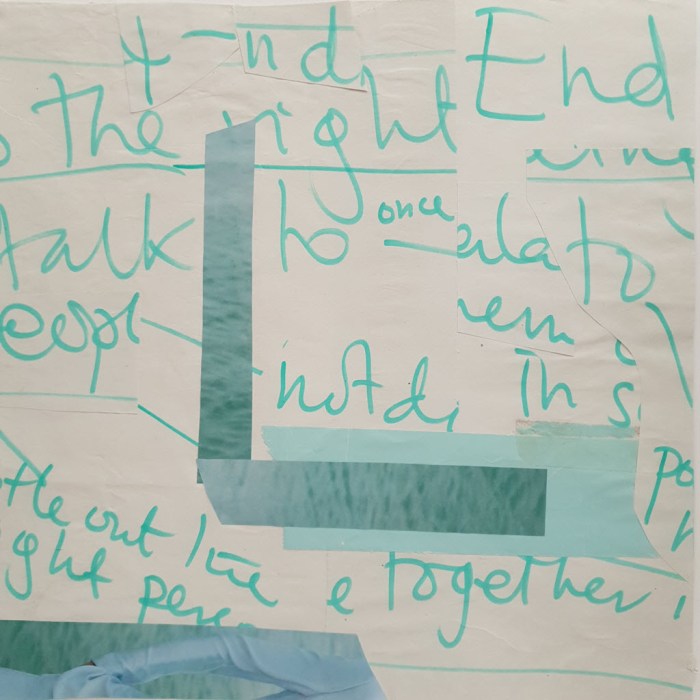 Paper collage 30 by 30cm