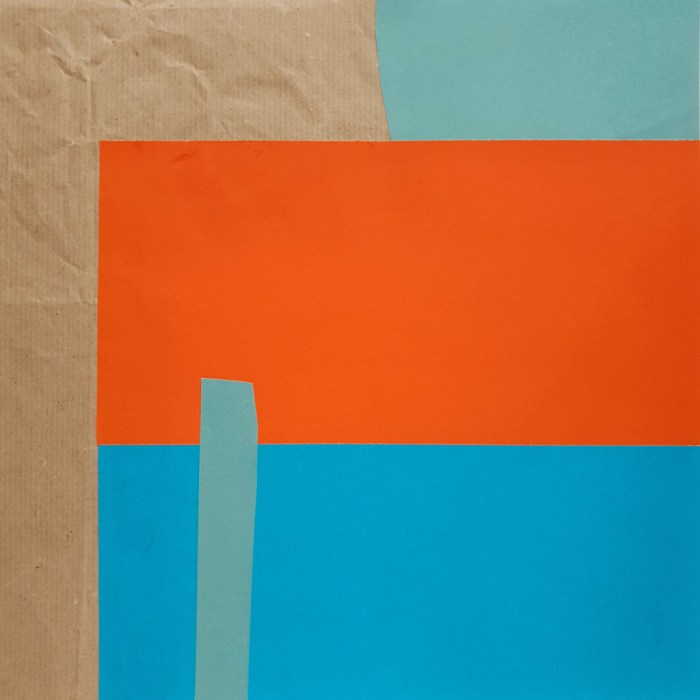 Paper collage 30 by 30cm