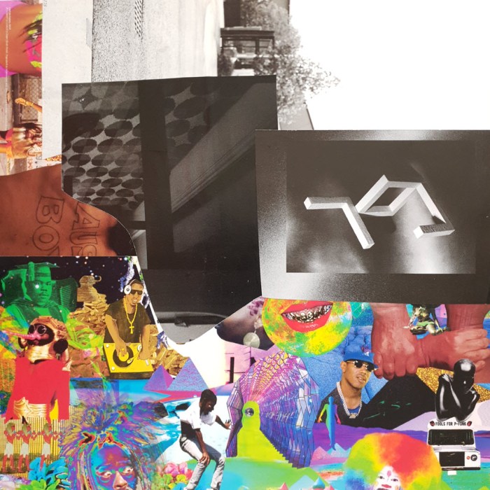 Paper collage 30 by 30cm