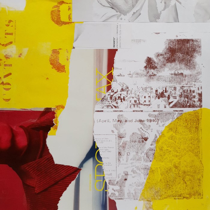 Paper collage 30 by 30cm