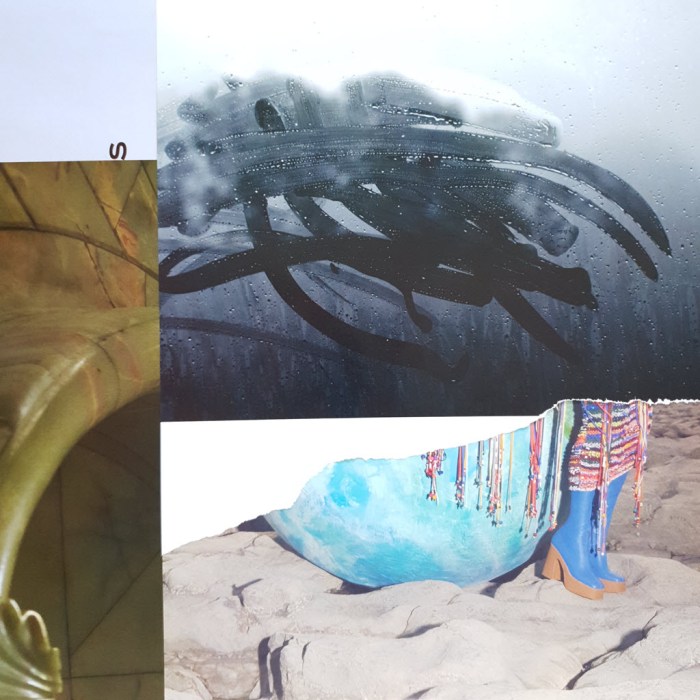 Paper collage 30 by 30cm