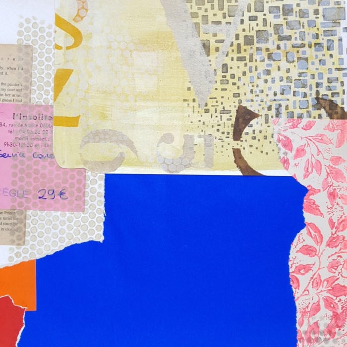 Paper collage 30 by 30cm