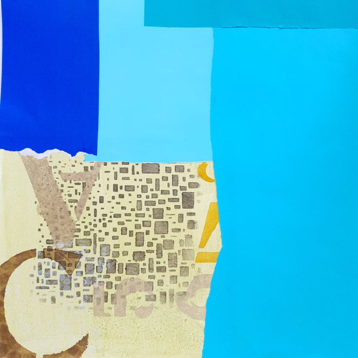 Paper collage 30 by 30cm