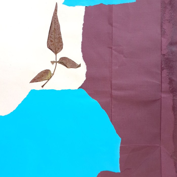 Paper collage 30 by 30cm