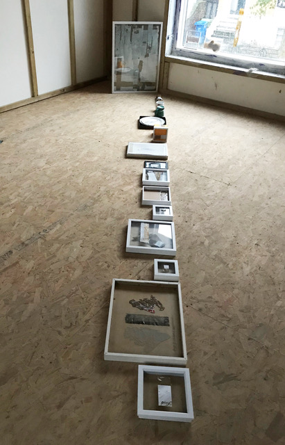 Mike Abrahams' work in the group exhibition 'Unfinished Business'.