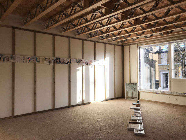 Josie Deighton and Mike Abrahams' work in the group exhibition 'Unfinished Business'.