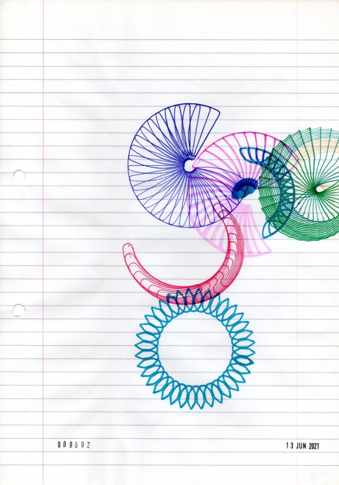 Cyclograph drawing 2