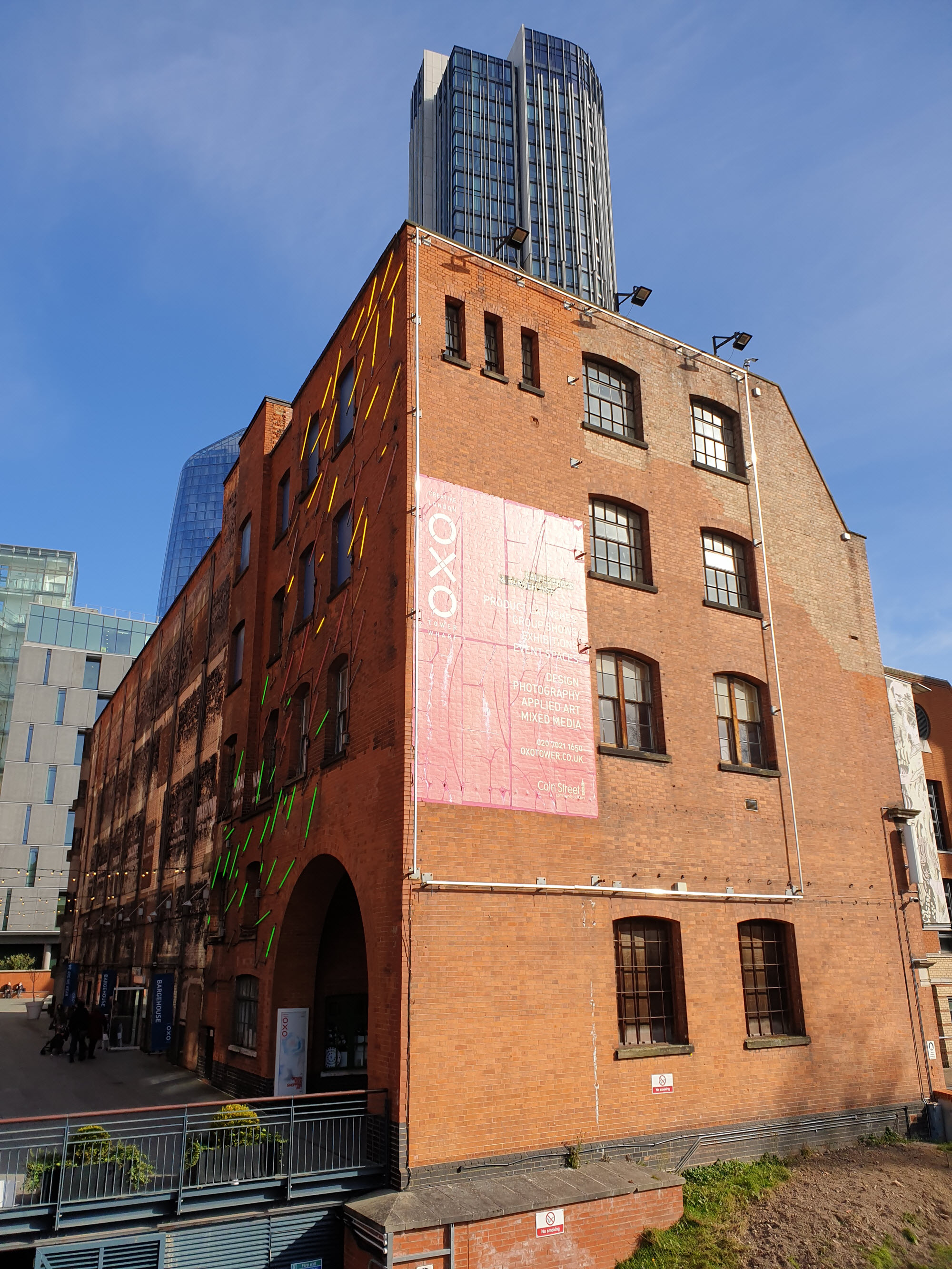 Bargehouse building on the Southbank London